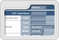 Quick tool for creating CSS tags for buttons, forms, and text.