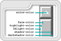 Internet Explorer 5.5+ scrollbar theme coder.