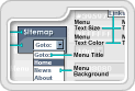 From-based drop-down menu, with graphic title.